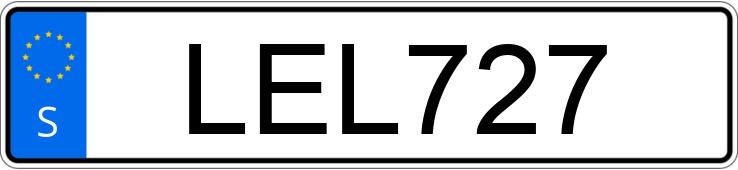 Numer rejestracyjny LEL727 posiada Toyota Avensis Sedan 1.8