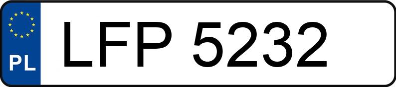 Numer rejestracyjny LFP 5232 posiada FIAT Cinquecento 0.7 170 Maquillage - LFP5232