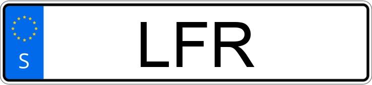 O número de registro LFR tem  
