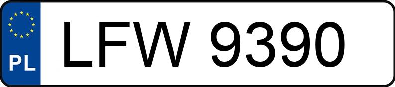 Numer rejestracyjny LFW9390 posiada FSM 126p FL 650