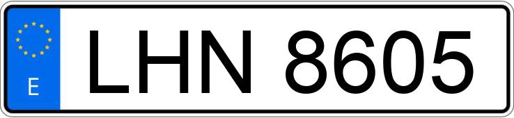 Numer rejestracyjny LHN8605 posiada Toyota Corolla