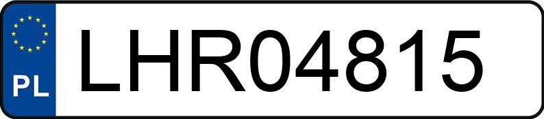 Numer rejestracyjny LHR 04815 posiada NISSAN NOTE - LHR04815