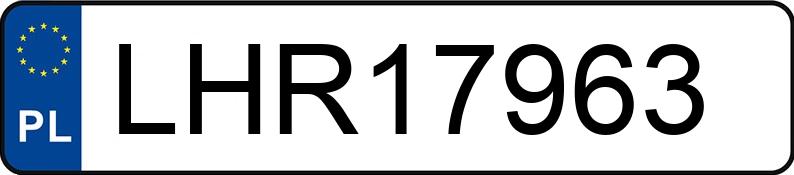 Numer rejestracyjny LHR 17963 posiada RENAULT Master TD MR`98 3.5t T 33 L1H1 - LHR17963