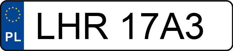 Numer rejestracyjny LHR 17A3 posiada ROMET Motorowery S 16 - LHR17A3