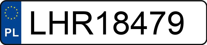 Numer rejestracyjny LHR 18479 posiada AUDI A4 1.8 - LHR18479