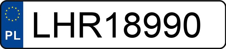 Numer rejestracyjny LHR 18990 posiada SUZUKI Splash MR`08 E4 Comfort - LHR18990