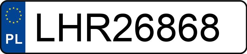 Numer rejestracyjny LHR26868 posiada BMW 320 Touring Diesel Kat. MR`01 E3 E46 320 Touring Diesel Kat. MR`01 E3 E46