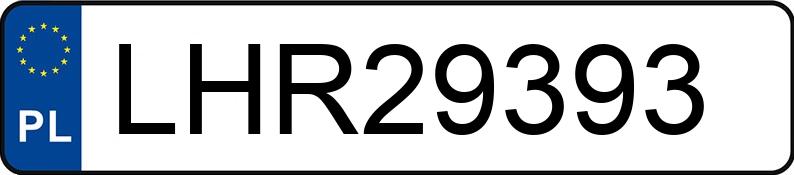 Numer rejestracyjny LHR 29393 posiada AUDI A6 - LHR29393