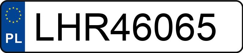 Numer rejestracyjny LHR 46065 posiada VOLVO S60 2.4 MR`00 E3 S60 2.4 MR`00 E3 - LHR46065