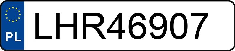 Numer rejestracyjny LHR 46907 posiada FORD Focus 1.6 TDCi MR`08 E4 Trend - LHR46907