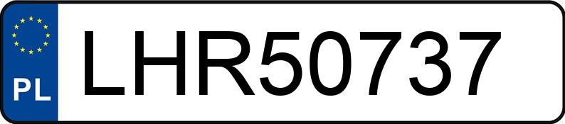 Numer rejestracyjny LHR 50737 posiada BMW M 550i 4.4 MR`16 E6d G30 xDrive Steptronic - LHR50737