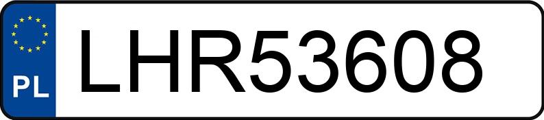 Numer rejestracyjny LHR 53608 posiada BMW 320I - LHR53608