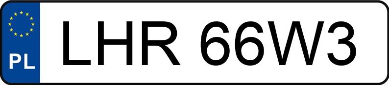 Numer rejestracyjny LHR 66W3 posiada TOYOTA LEXUS SC 300 - LHR66W3