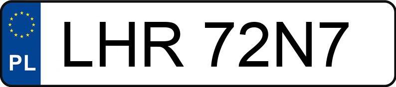Numer rejestracyjny LHR 72N7 posiada HONDA Sportowe do 600 ccm CBR 125 R - LHR72N7