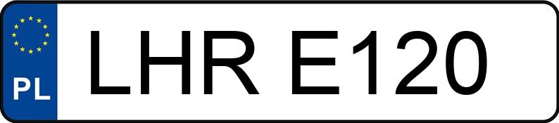 Numer rejestracyjny LHR E120 posiada SKODA FABIA - LHRE120