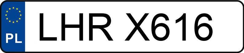 Numer rejestracyjny LHR X616 posiada VOLKSWAGEN GOLF 2.0 KAT KOMBI - LHRX616