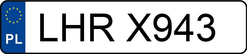 Numer rejestracyjny LHR X943 posiada VOLKSWAGEN PASSAT 1.8 KAT - LHRX943 Numer rejestracyjny LHR X943 posiada VOLKSWAGEN PASSAT 1.8 KAT - LHRX943
