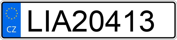 Numer rejestracyjny LIA20413 posiada HONDA Civic