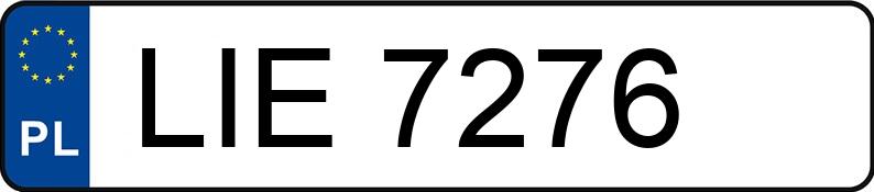 Numer rejestracyjny LIE 7276 posiada FORD FIESTA 1.3 - LIE7276 Numer rejestracyjny LIE 7276 posiada FORD FIESTA 1.3 - LIE7276