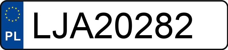 Numer rejestracyjny LJA 20282 posiada HONDA JAZZ - LJA20282