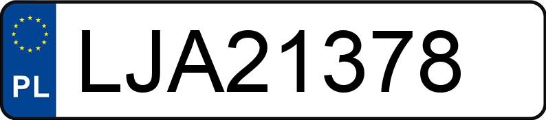 Numer rejestracyjny LJA 21378 posiada BMW 530 D - LJA21378