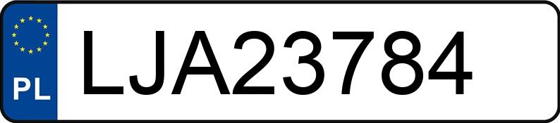 Numer rejestracyjny LJA 23784 posiada OPEL INSIGNIA - LJA23784