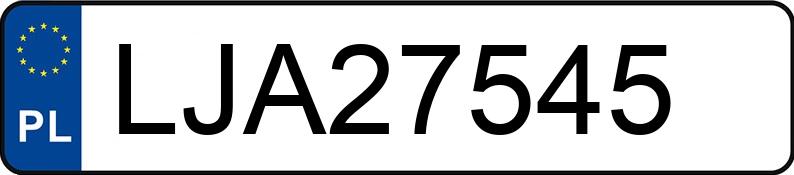 Numer rejestracyjny LJA 27545 posiada TOYOTA RAV4 - LJA27545 Numer rejestracyjny LJA 27545 posiada TOYOTA RAV4 - LJA27545