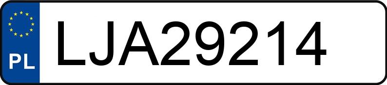 Numer rejestracyjny LJA 29214 posiada BMW 328D XDRIVE - LJA29214