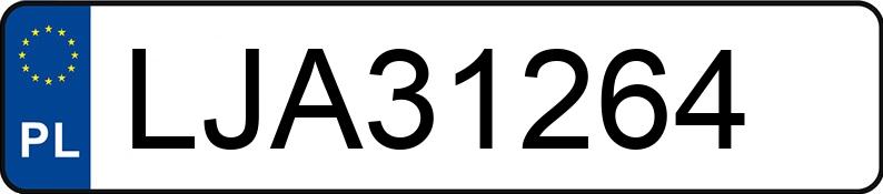 Numer rejestracyjny LJA 31264 posiada LEXUS IS220D - LJA31264