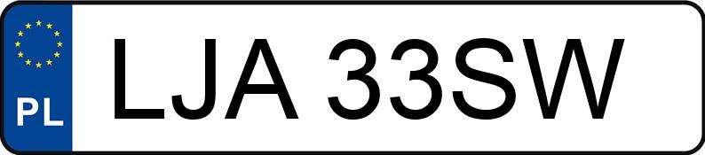 Numer rejestracyjny LJA 33SW posiada FENDT FWA 186S - LJA33SW