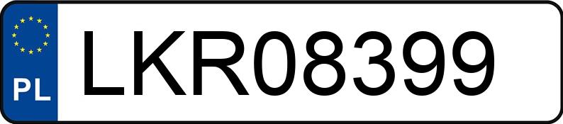 Numer rejestracyjny LKR 08399 posiada VOLKSWAGEN Passat GP 1.9 TDI MR`00 E3 Highline Tiptronic - LKR08399