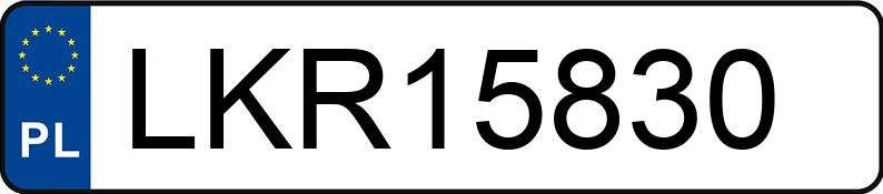 Numer rejestracyjny LKR15830 posiada BMW 530 Diesel Kat. MR`01 E39 530 Diesel Kat. MR`01 E39