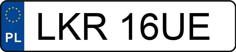 Numer rejestracyjny LKR 16UE posiada PIAGGIO C16100 - LKR16UE