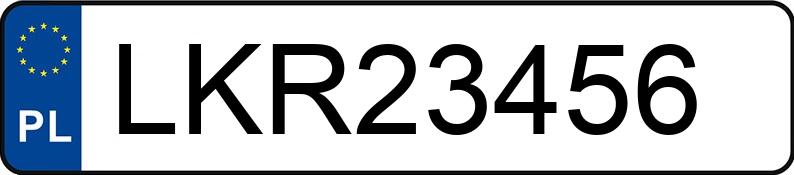 Numer rejestracyjny LKR 23456 posiada OPEL ZAFIRA - LKR23456 Numer rejestracyjny LKR 23456 posiada OPEL ZAFIRA - LKR23456