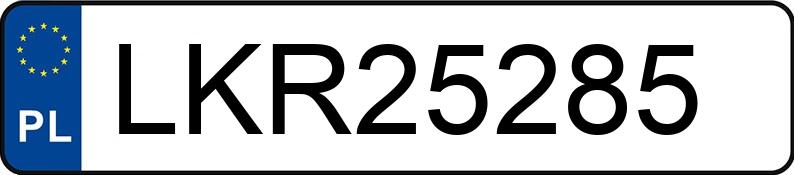 Numer rejestracyjny LKR 25285 posiada VOLVO V50 - LKR25285