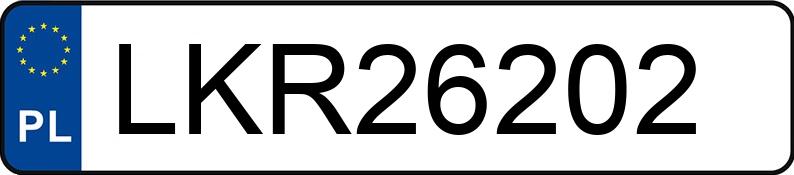 Numer rejestracyjny LKR 26202 posiada BMW X3 Diesel MR`07 E4 E83 3.0D - LKR26202