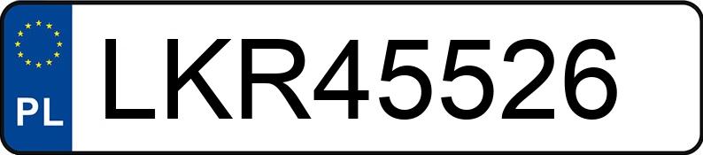 Numer rejestracyjny LKR 45526 posiada RENAULT TRAFIC V42E KAT - LKR45526 Numer rejestracyjny LKR 45526 posiada RENAULT TRAFIC V42E KAT - LKR45526