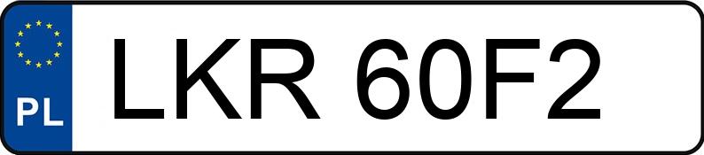 Numer rejestracyjny LKR 60F2 posiada YAMAHA Sportowe do 600 ccm R 125 - LKR60F2