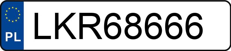 Numer rejestracyjny LKR 68666 posiada FORD FT Custom 340 2.0 TDCi MR`18 E6.2 3.4t L2 Trail - LKR68666