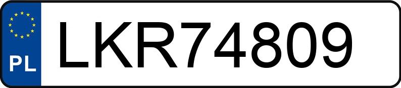Numer rejestracyjny LKR 74809 posiada AUDI A6 - LKR74809