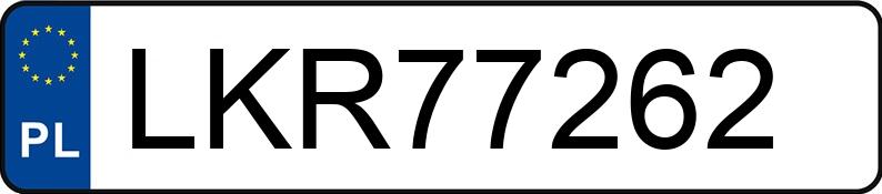 Numer rejestracyjny LKR 77262 posiada BMW 525 - LKR77262