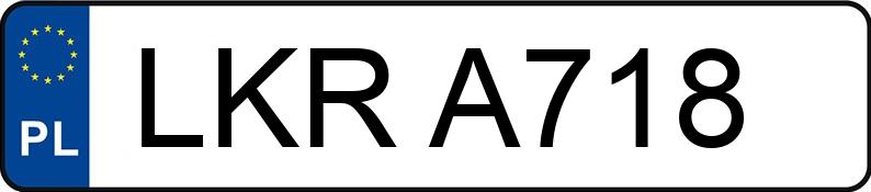 Numer rejestracyjny LKR A718 posiada VOLKSWAGEN LT 35 Diesel 3.5t LT 35 Diesel 3.5t - LKRA718