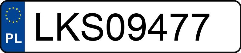 Numer rejestracyjny LKS 09477 posiada OPEL VECTRA - LKS09477