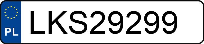 Numer rejestracyjny LKS 29299 posiada AUDI A6 2.8 KAT QUATTRO - LKS29299