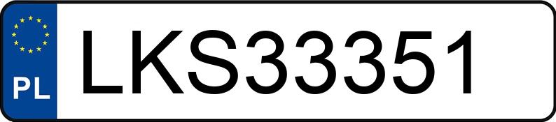 Numer rejestracyjny LKS 33351 posiada FORD ESCORT - LKS33351