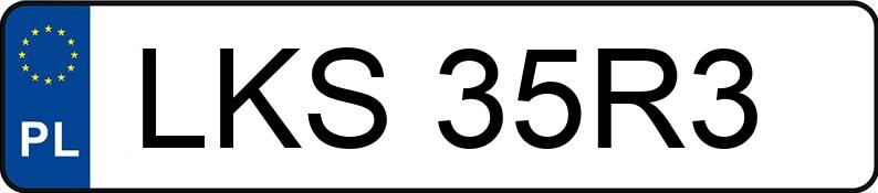 Numer rejestracyjny LKS 35R3 posiada VOLKSWAGEN Passat GP 1.9 TDI MR`00 E3 Trendline - LKS35R3