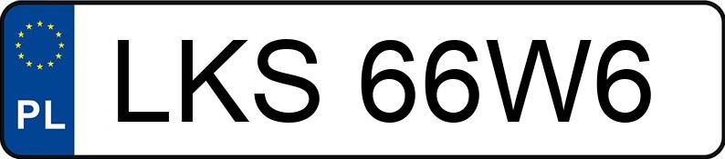 Numer rejestracyjny LKS 66W6 posiada VOLKSWAGEN PASSAT - LKS66W6