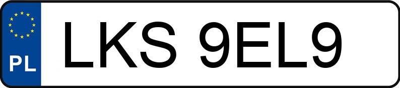 Numer rejestracyjny LKS 9EL9 posiada SIMPA JDM - LKS9EL9