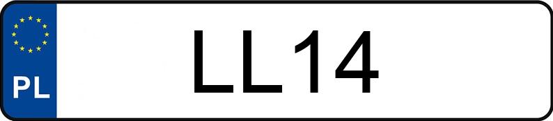 Il numero di registrazione LL 14 ha BMW 650Ci Coupe MR`03 E4 E63 650Ci Coupe MR`03 E4 E63 - LL14