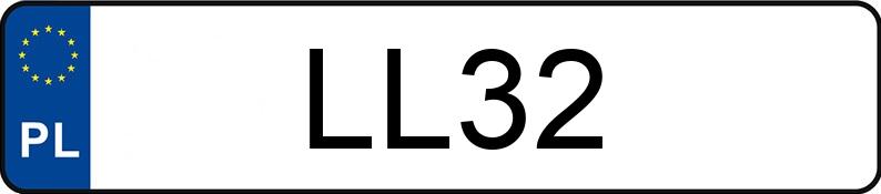 Numer rejestracyjny LL 32 posiada DODGE Grand Caravan 3.6 Kat. MR`11 SXT Aut. - LL32